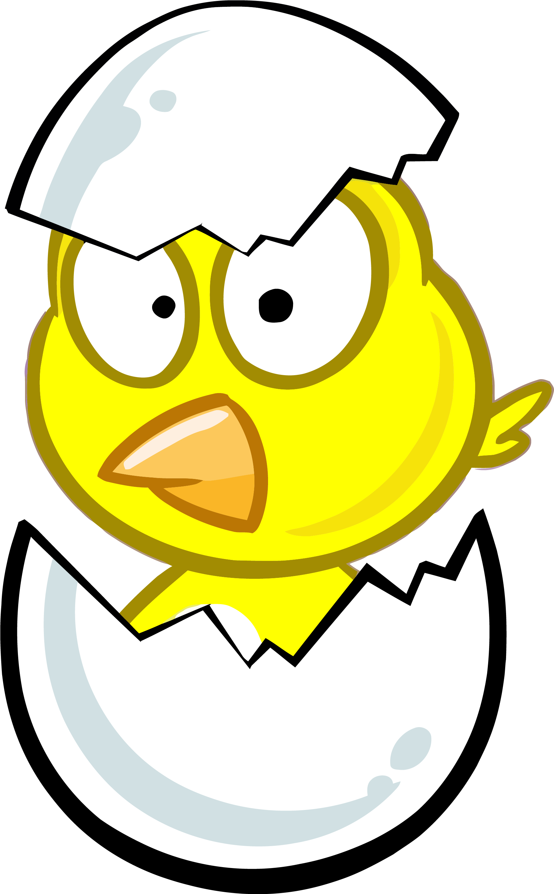 Galinha Pintadinha Pintinho Ovo - Galinha Pintadinha Pintinho Saindo Do Ovo (1923x3106), Png Download