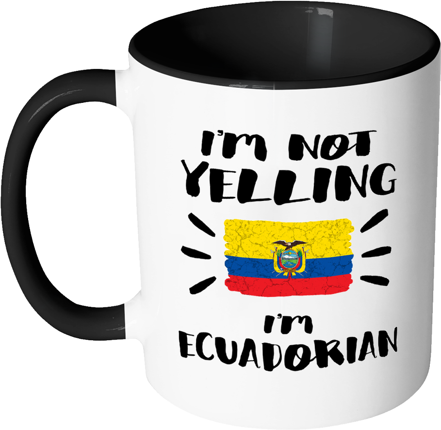 I'm Not Yelling I'm Ecuadorian Flag - I M Not Yelling Im Czech (1024x1024), Png Download
