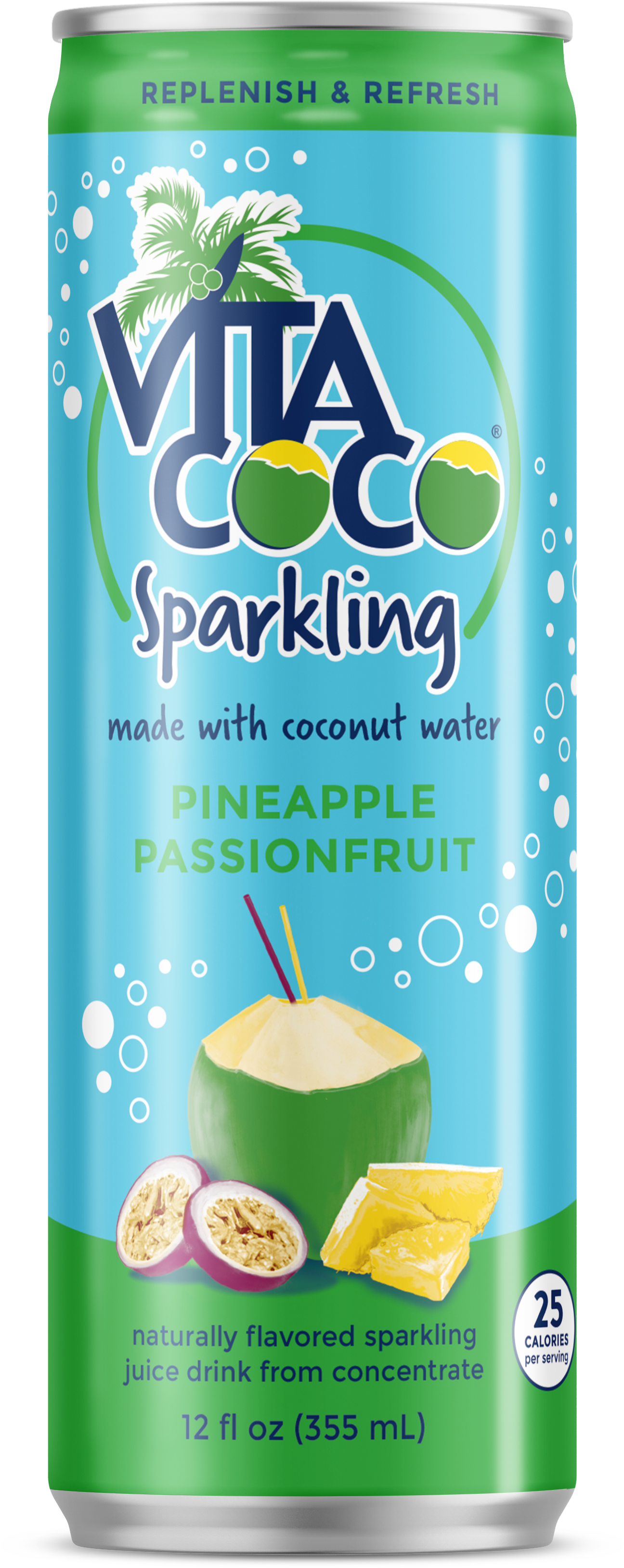 Vita Coco Sparkling Water (1295x3345), Png Download