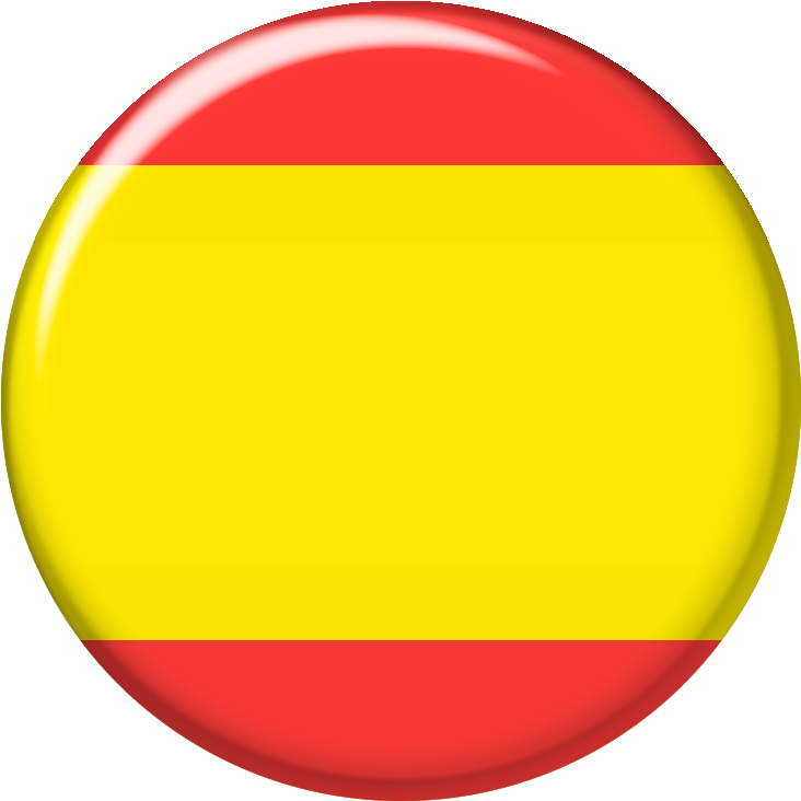 Spanish Flag Png View Cart - Spanish Flag Button Png (779x760), Png Download