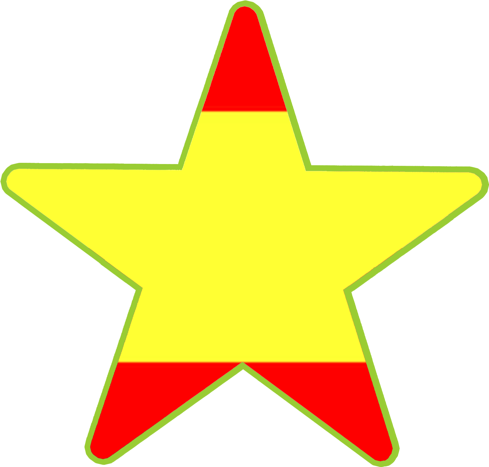 Connections Star Languages Spanish Flag - Circle (1732x1756), Png Download