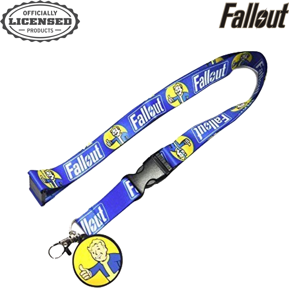 Fallout Video Game Cosplay Vault-boy Charm Lanyard - Rpg Fallout 4 Repair The World Beach Towel (1000x1000), Png Download