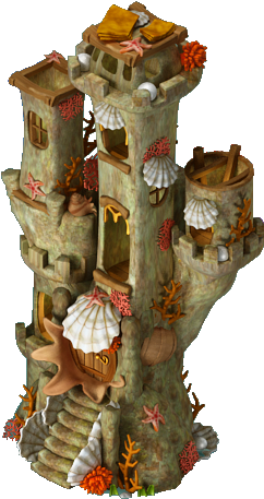 Underwater Castle Stage3 - Aquarium Castle Hd Png (456x456), Png Download