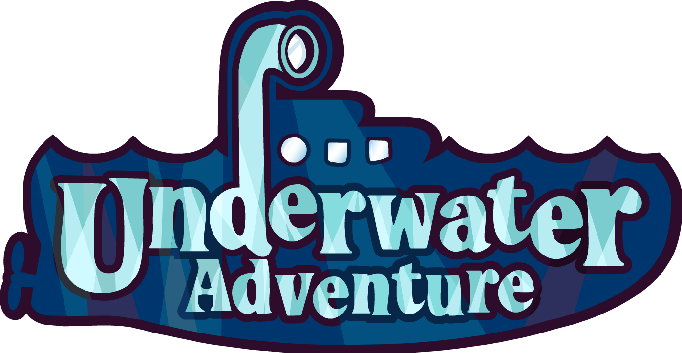 Underwater Udventure Logo - Club Penguin Underwater Adventure (1396x724), Png Download