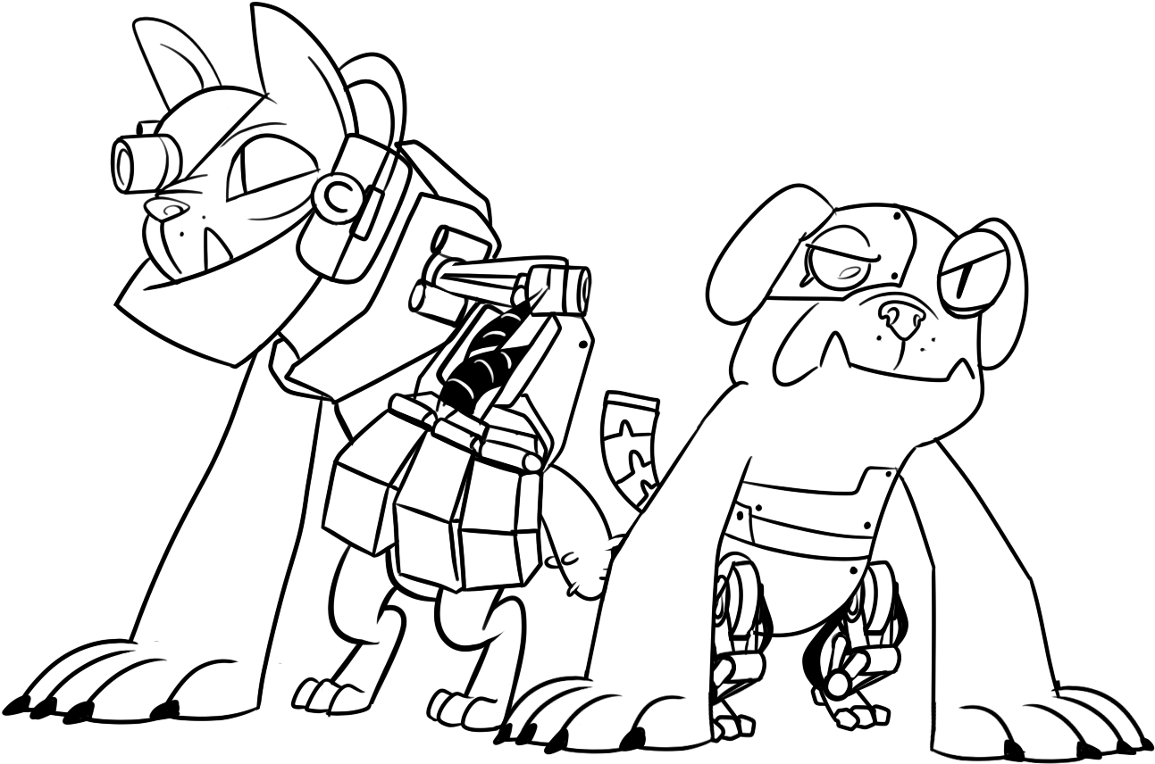 Odd Fallout Coloring Pages Vault Boy - Fallout Equestria Sand Dogs (1589x921), Png Download