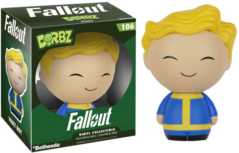 Vault Boy Dorbz Vinyl Figure - Dorbz Fallout (768x493), Png Download
