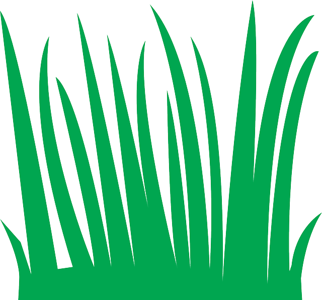 Sea Grass Clipart Tall - Grass Blades Cartoon (640x597), Png Download