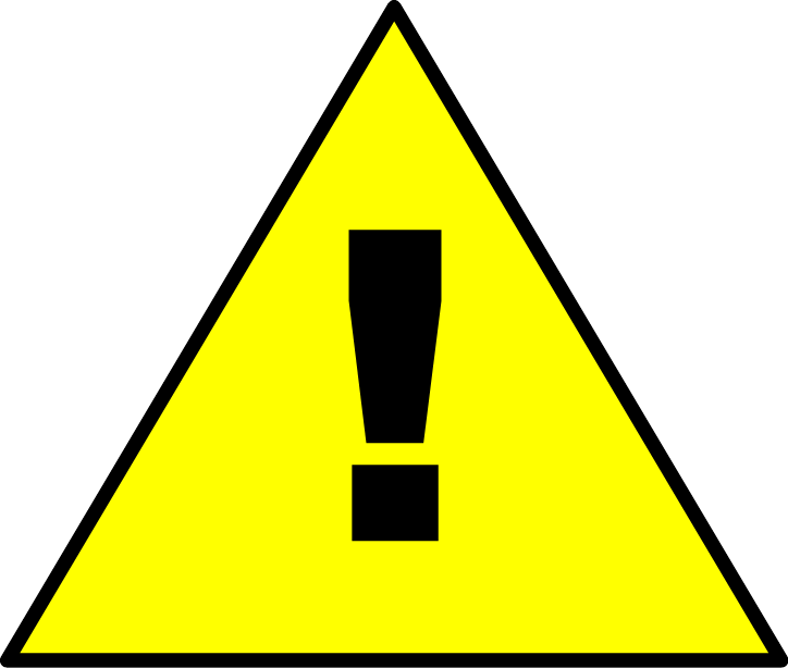 Warning - Traffic Sign (724x614), Png Download