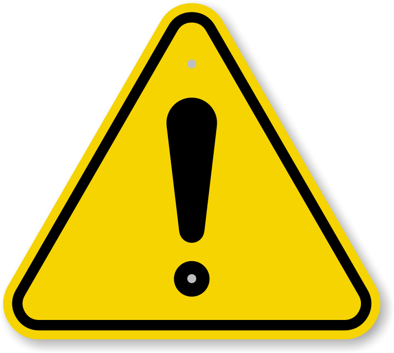 Iso Triangle Warning Sign - Placa De Perigo Png (800x716), Png Download