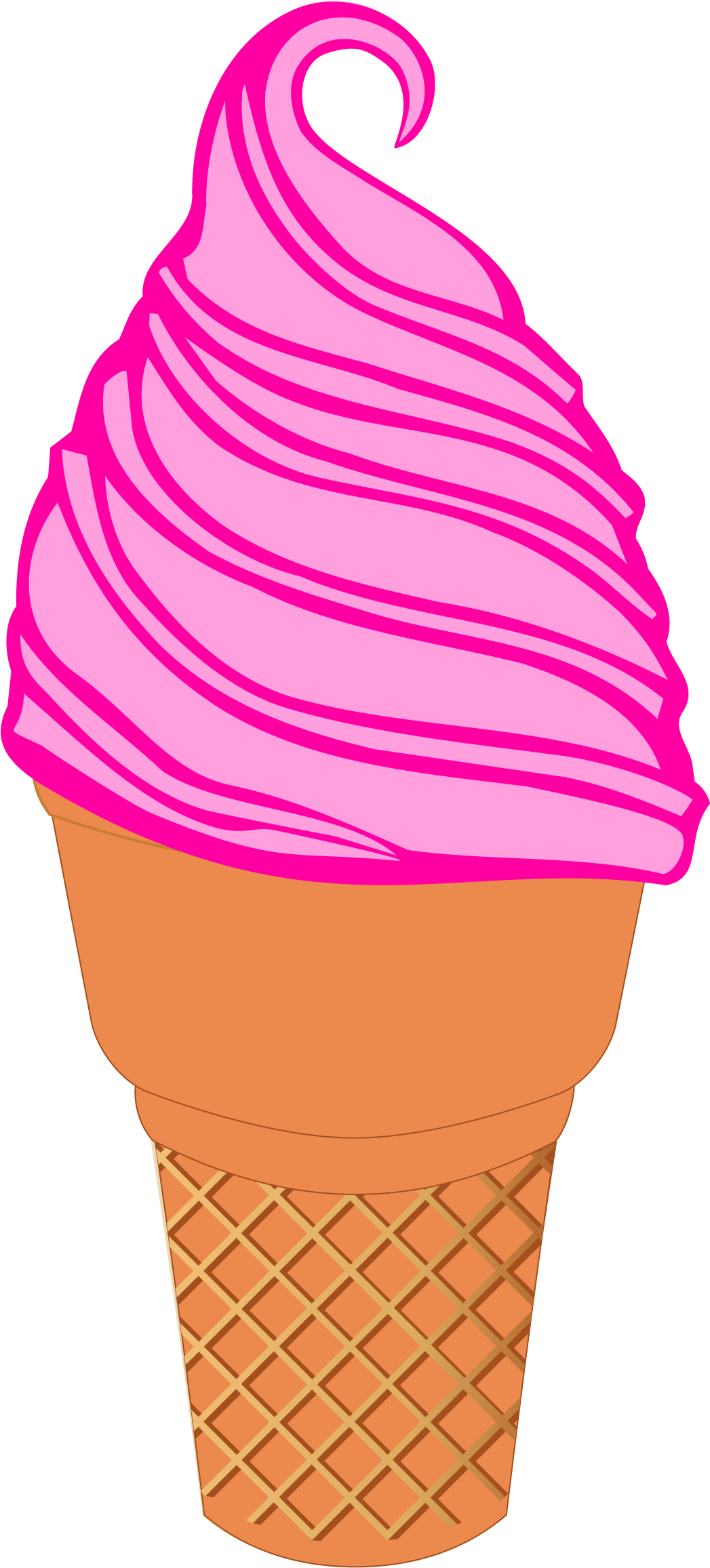 Ice Cream Clipart, Color Art, Paper Packs, Digital - Ice Cream Transparent Background (1078x2382), Png Download