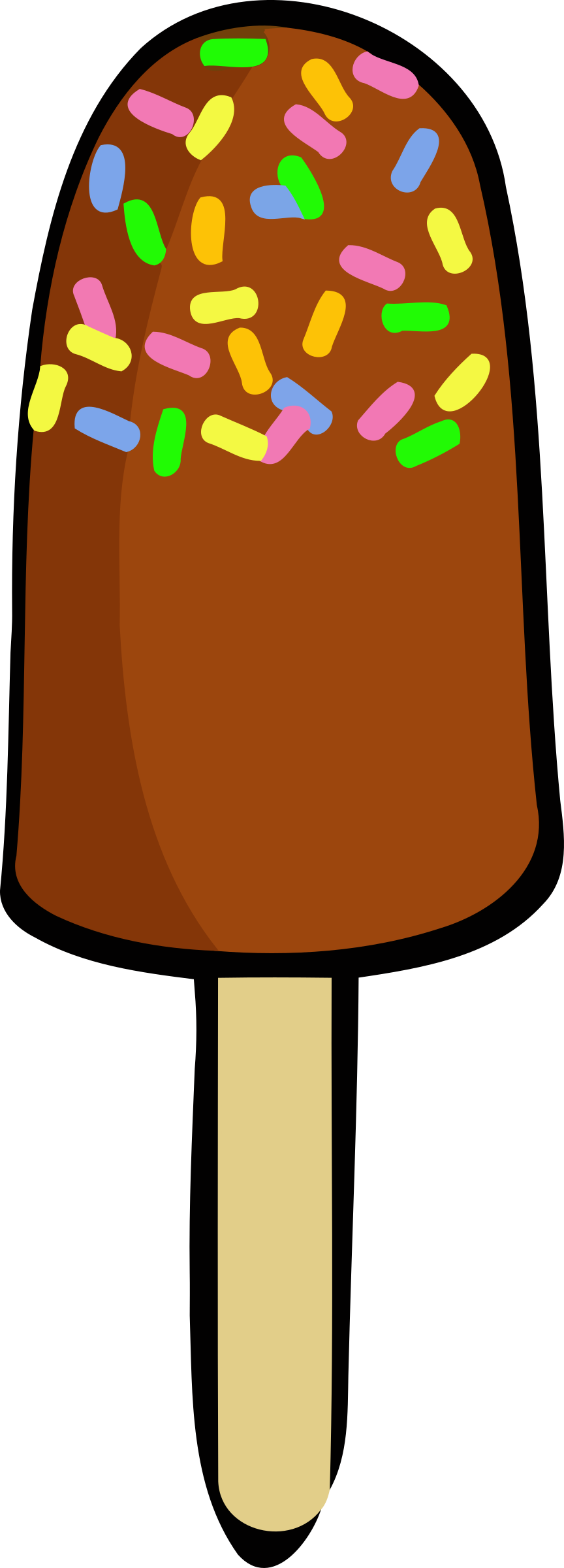 Free To Use & Public Domain Ice Cream Clip Art - Clipart Ice Cream Stick (288x800), Png Download