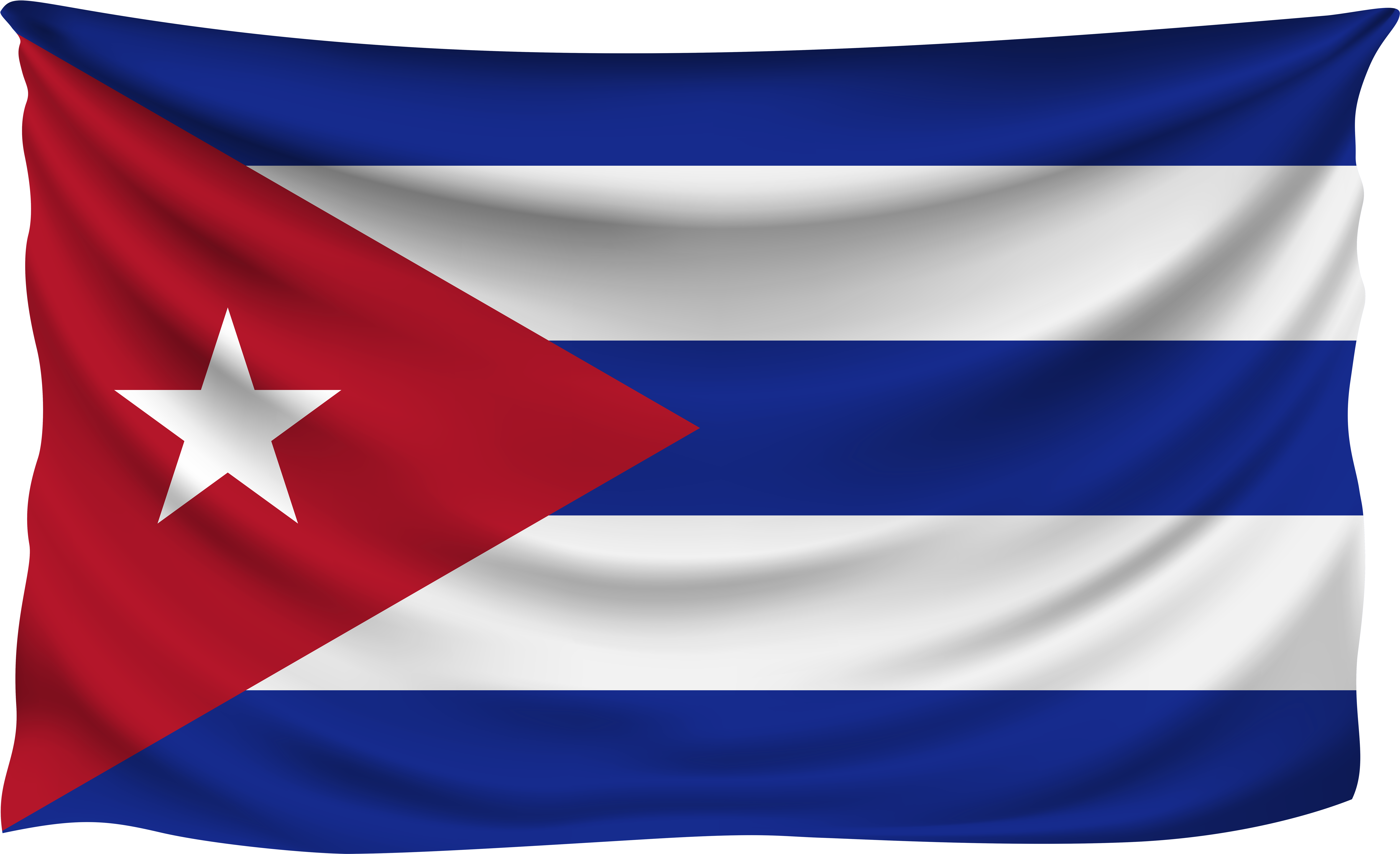 Cuban Flag Png - Cuban Flag No Background (8000x4953), Png Download