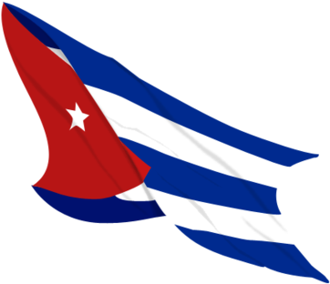 Bandera Cubana - Banderas De Cuba Png (400x480), Png Download