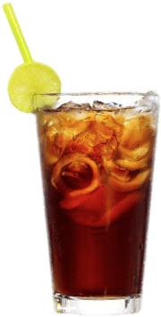 Cuba Libre - Tall Black Russian Cocktail (590x375), Png Download