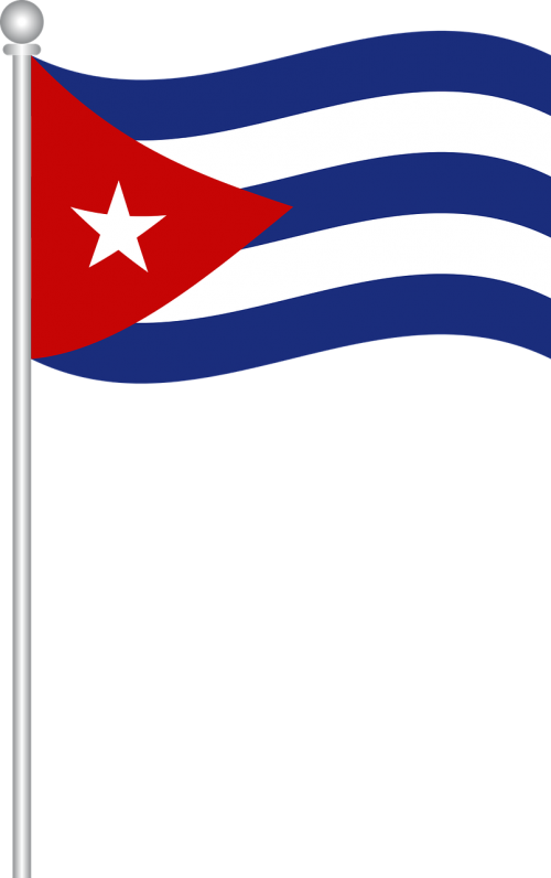 Flag Of Cuba,flag,cuba,world Flags,free Vector Graphics,free - Cuban Flag Clip Art (500x796), Png Download