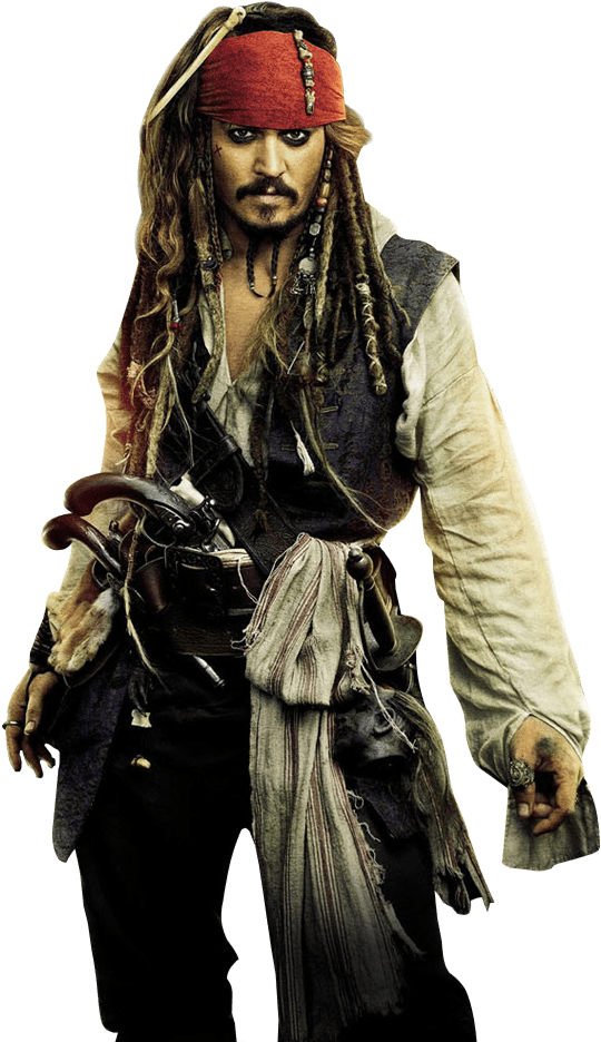 Download - Lego Pirates Of The Caribbean Minifig Captain Jack (1280x1024), Png Download