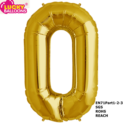 Number 9 Balloons, Number 9 Balloons Suppliers And - Gold Balloon Letter O (400x400), Png Download