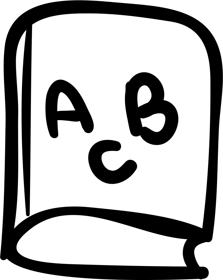 Abc Educational Book Comments - Abc (780x981), Png Download