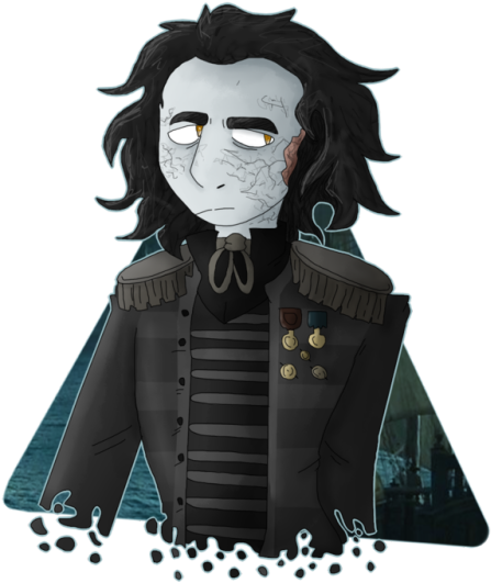 ◦◦ I Love This Man ◦◦ - Pirates Of The Caribbean Anime Armando Salazar (500x561), Png Download