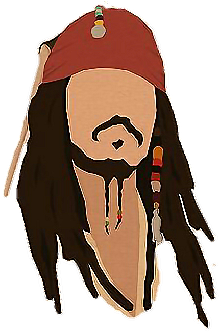 Report Abuse - Jack Sparrow Minimalist Poster (490x700), Png Download