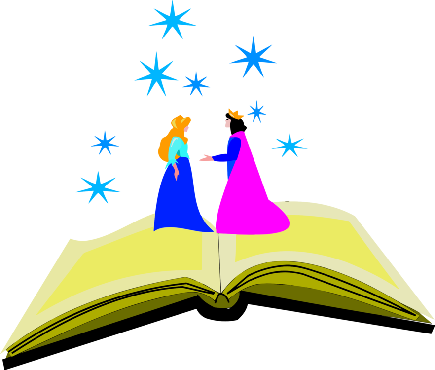Fairy Tale Drawing Computer Icons - Fairy Tale Book (882x750), Png Download