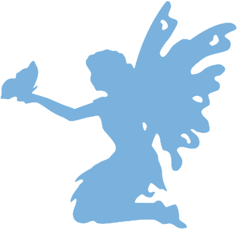 Silhouettes Of Fairies - Illustration (500x500), Png Download