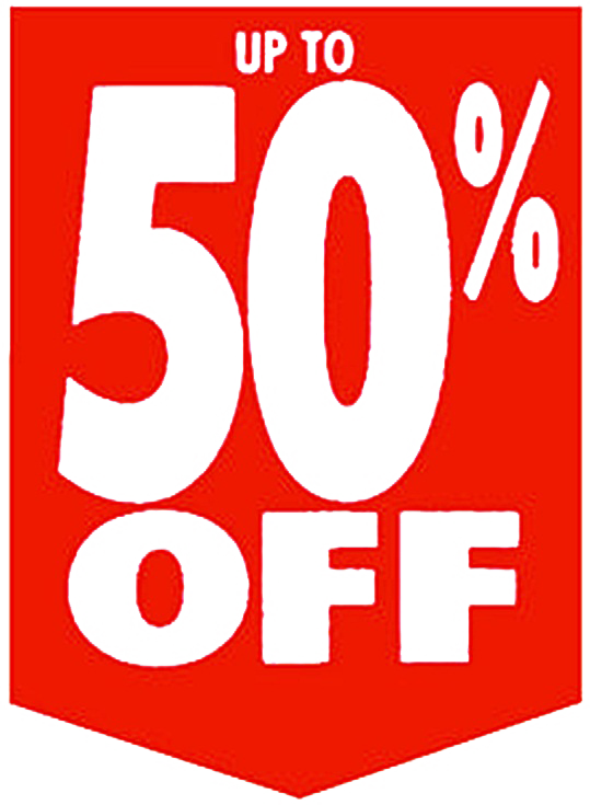 50 Off Background Png - Upto 50 Off Png (539x735), Png Download