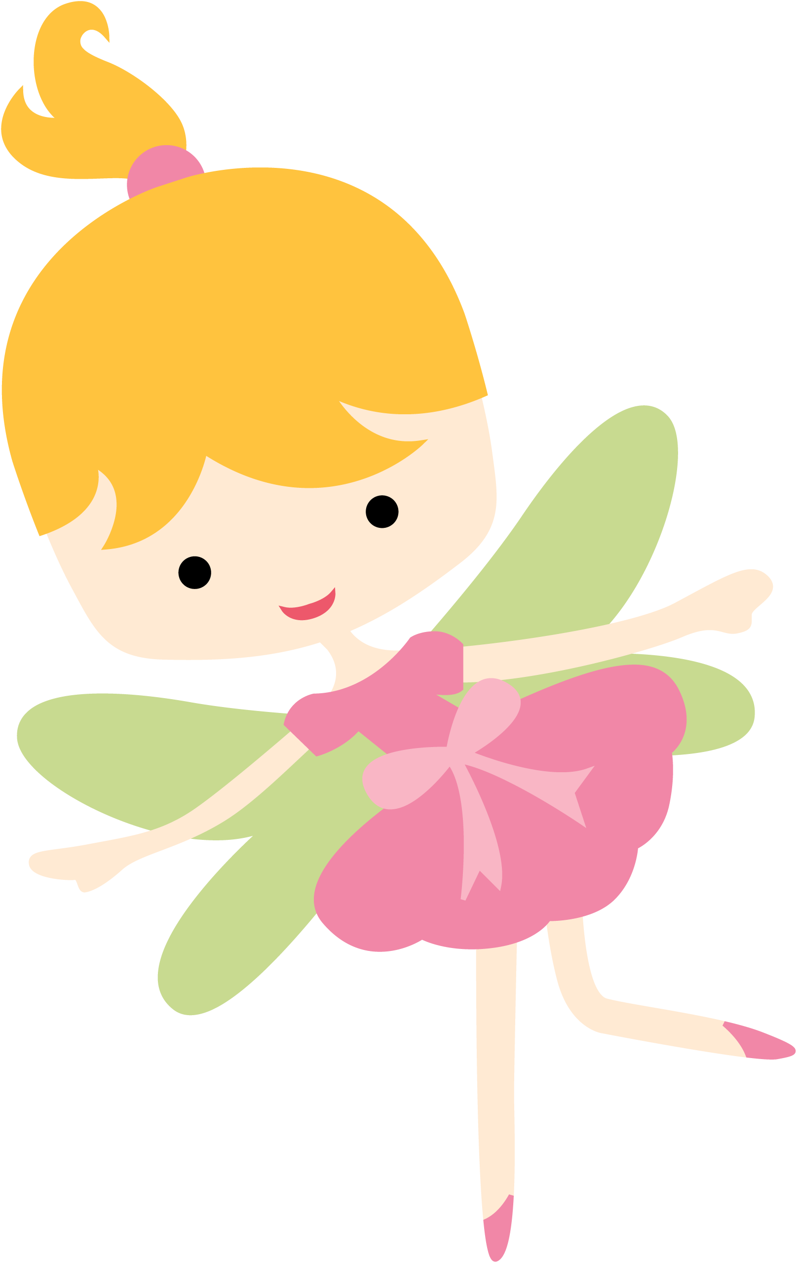 Fairies Clipart Happy Birthday - Fairy (1617x2558), Png Download
