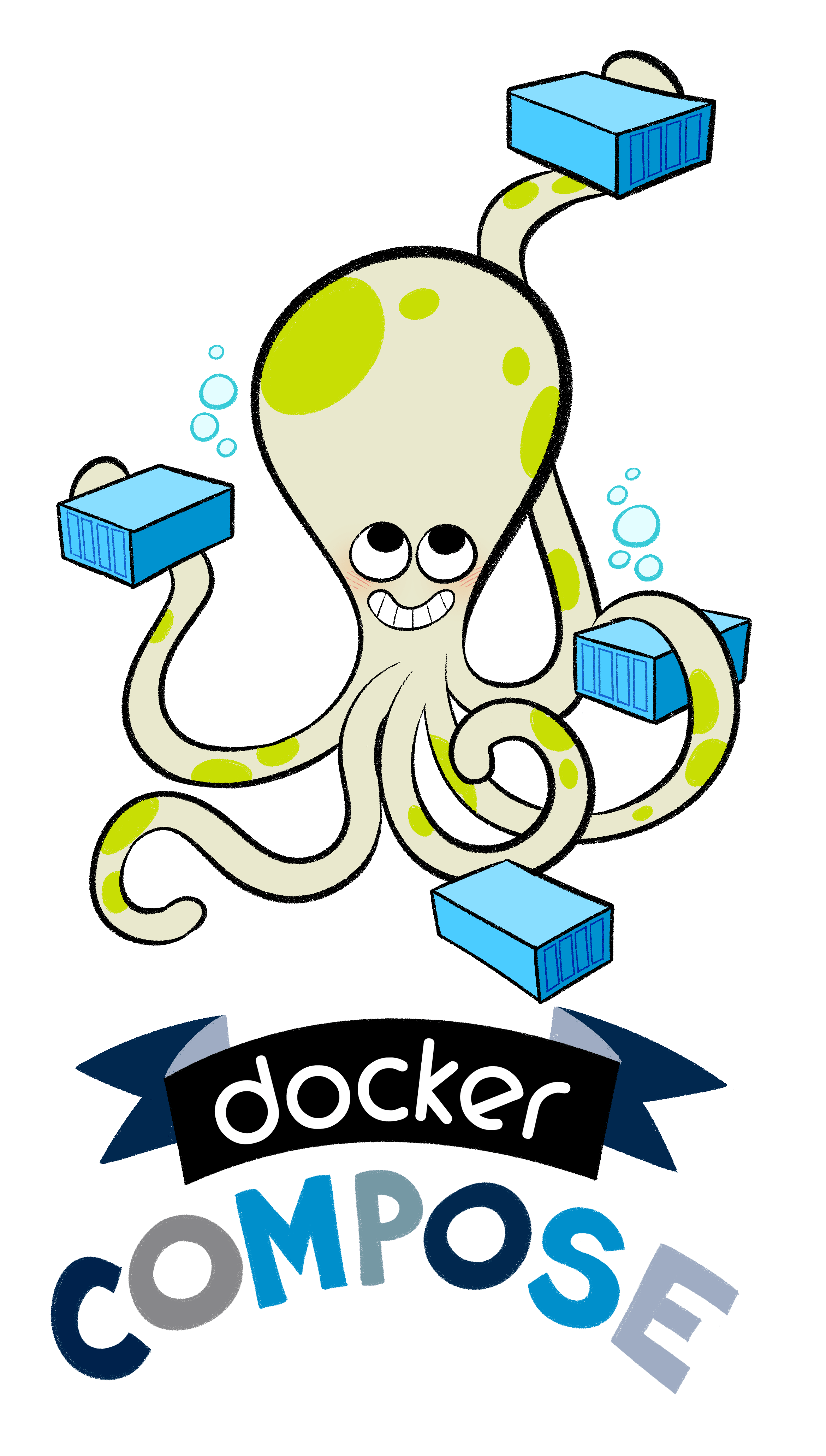 Logo Title Final Compose 2b - Docker Compose Logo (2339x4121), Png Download