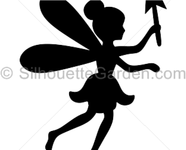 Fairy Clipart Silhouette - Fairy Svg Free (640x480), Png Download