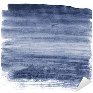 Gradient Watercolor Background In Blue Sticker • Pixers® - Watercolor Painting (400x400), Png Download