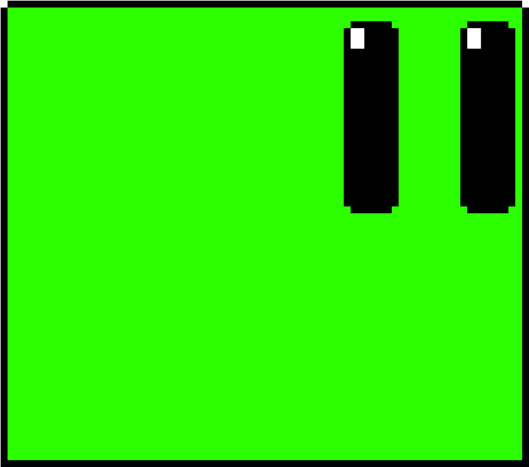 Green Slime V - Parallel (810x790), Png Download