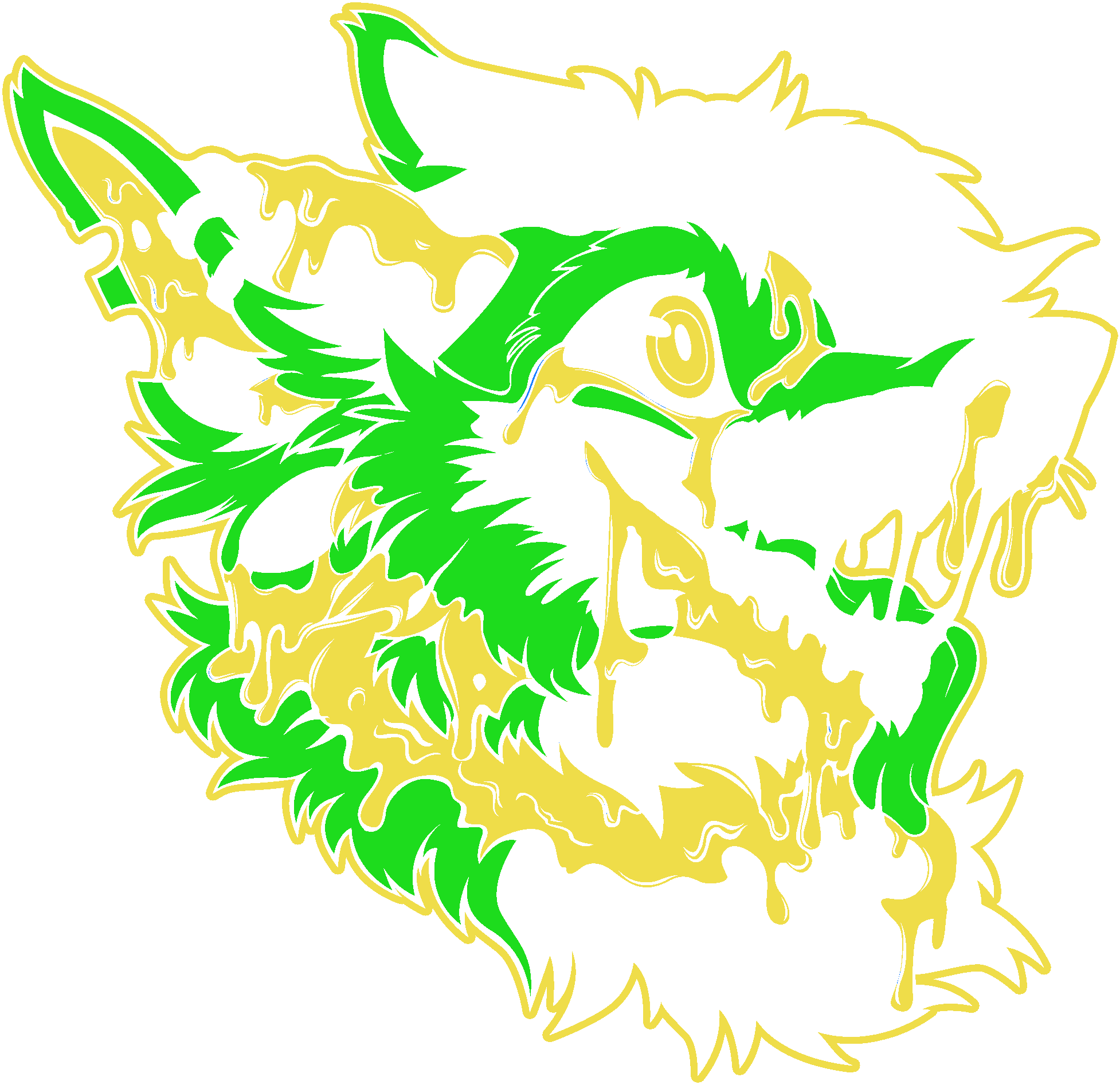 Slime Fox - Illustration (2000x3000), Png Download