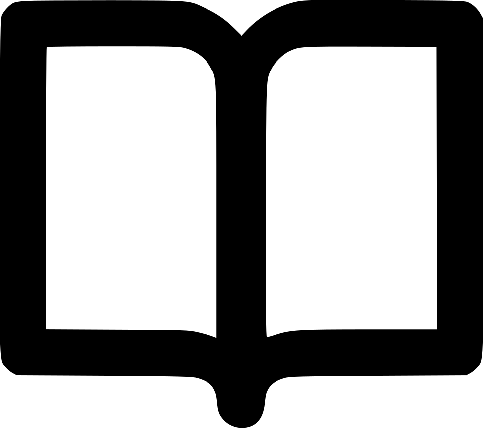 Open Book Bookmark - Icon (980x868), Png Download