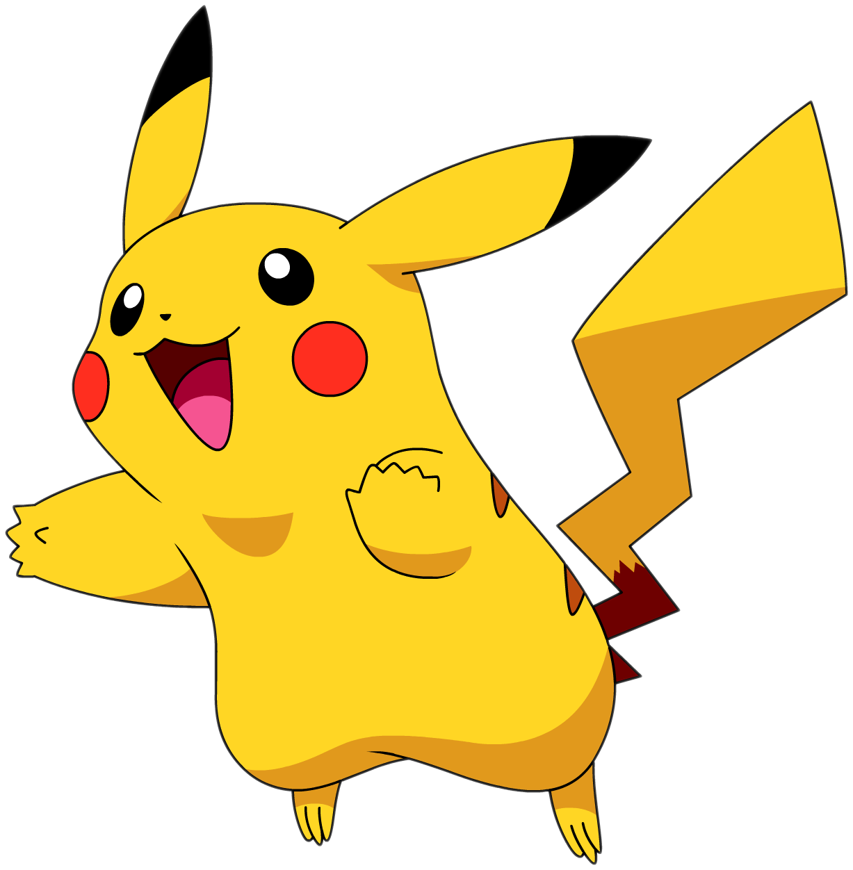 Download Cartoon Characters Png S Pinterest Pok Mon - Pokemon Pikachu Png  PNG Image with No Background 