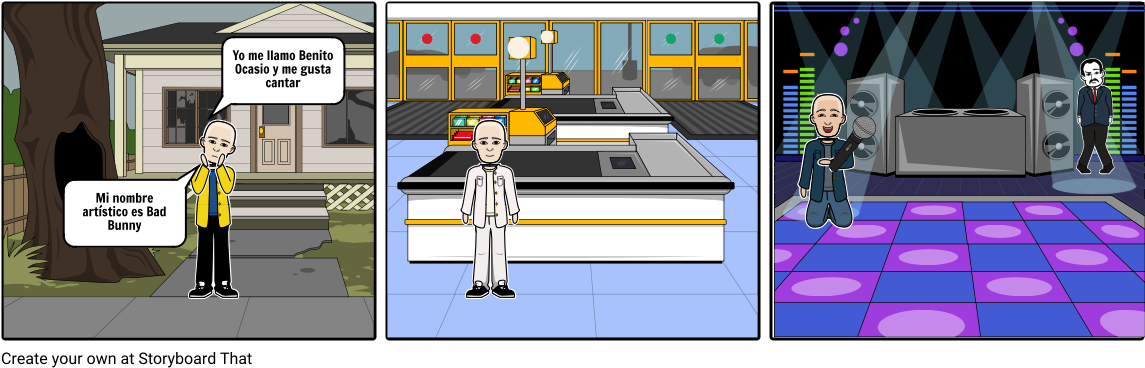 Historia De Bad Bunny - Cartoon (1164x385), Png Download