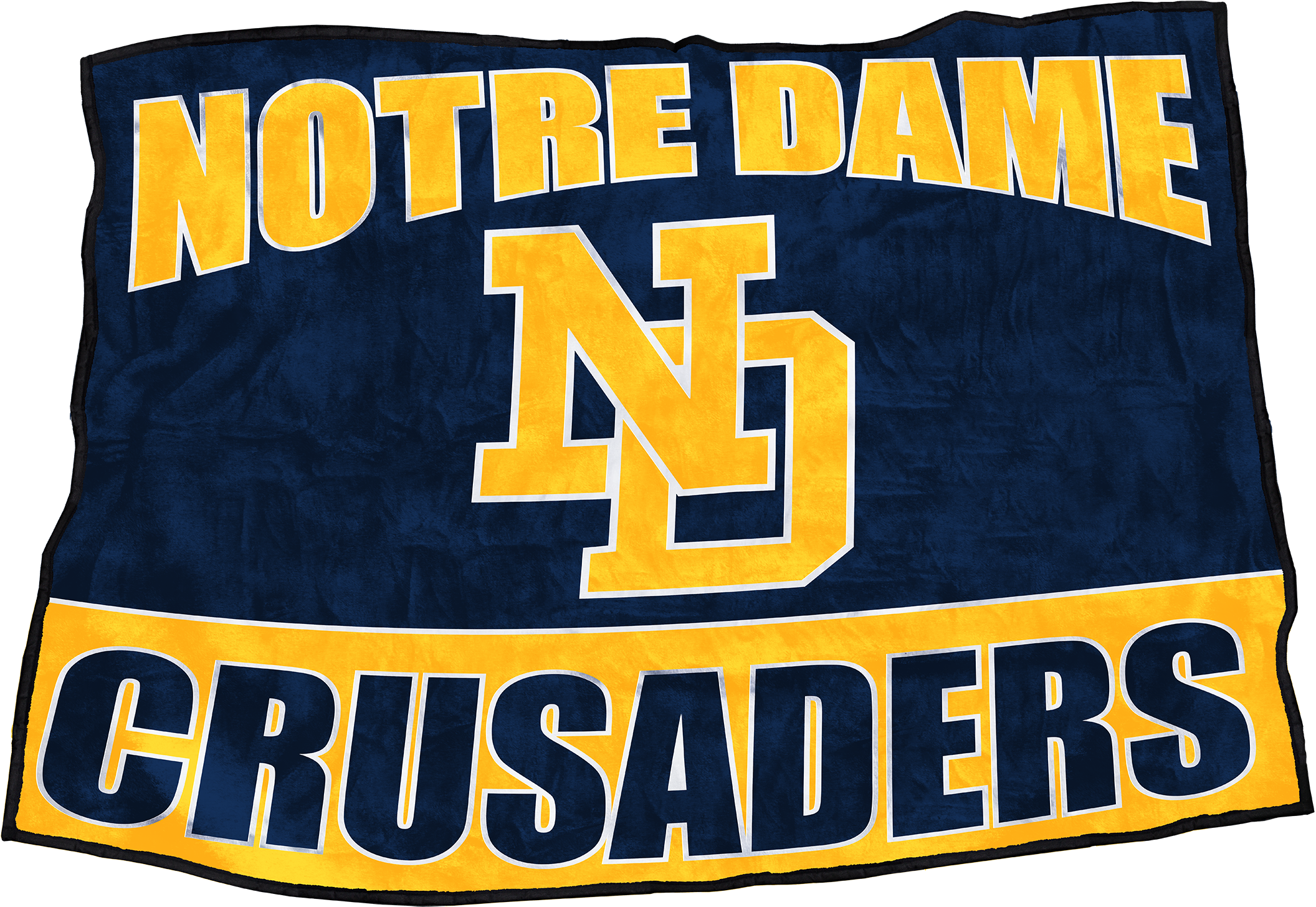 Notre Dame Crusaders - Banner (2250x1571), Png Download