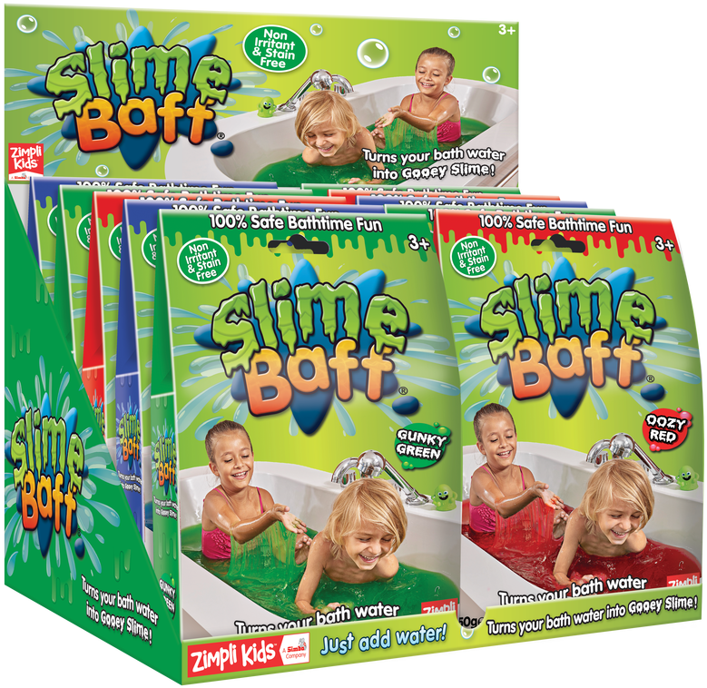 1 Box Of Slime Baff Contains - Slime Baff - Oozy Red (837x800), Png Download