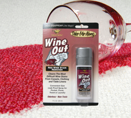 Wine Out Stain Remover - Gonzo Wine Out - Red Wine Stain Remover Spray - 30ml (426x384), Png Download
