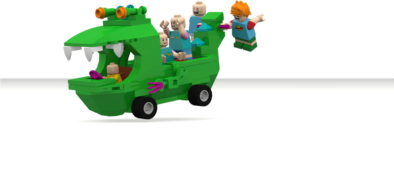 Download Rugrats Reptar Wagon - Reptar Wagon PNG Image with No Backgroud - ...