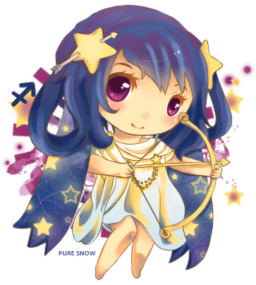 Chibi Sagittarius (500x500), Png Download