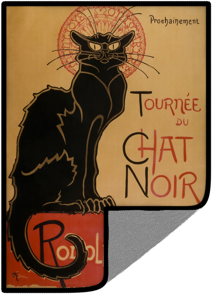 La Tournee Du Chat Noir Smart Cloth - Tournee Du Chat Noir (1024x1024), Png Download