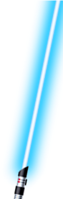Star Wars Lightsaber Png - Blue Lightsaber (400x400), Png Download