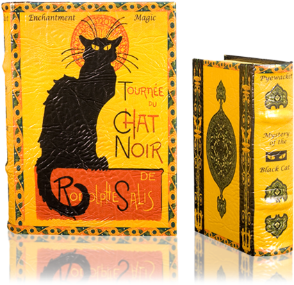 Le Chat Noir Book Box - Theophile Alexandre Steinlen - Tournee Du Chat Noir (439x410), Png Download