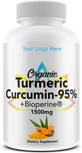 Private Label Turmeric - Organic Turmeric Package Labels (600x600), Png Download
