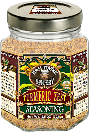 Try Our Two New Turmeric Seasonings On Your Favorite - Gold Vector (327x463), Png Download