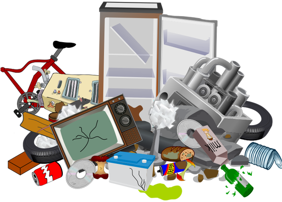 Junk - Bulky Waste Clip Art (560x416), Png Download