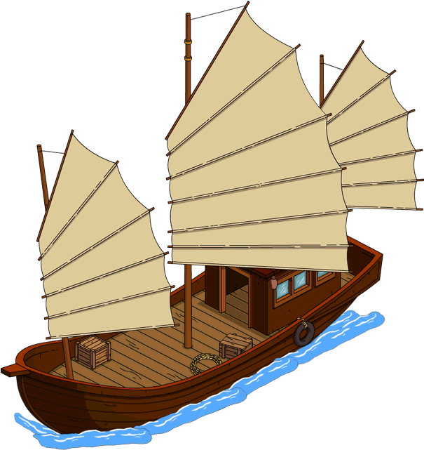 Chinese Junk Menu - Simpson Tapped Out China (606x684), Png Download