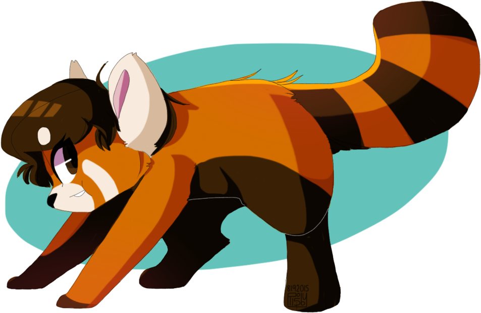 B The Red Panda By Robysaurus On Deviantart Image Royalty - Red Panda Oc (1024x709), Png Download