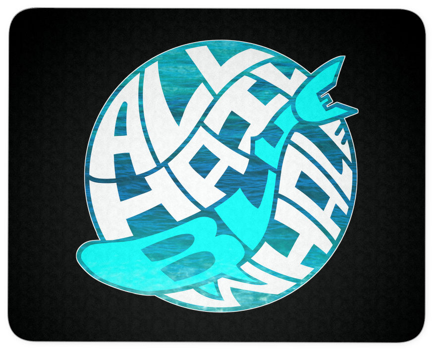 All Hail Blue Whale Mousepad - Whales (1024x1024), Png Download